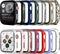 14 Pack Apple Watch Case with Tempered Glass Screen Protector for Apple Watch Series 9/8/7 45mm,Anotch Full Coverage Hard PC Protective Cover HD U...