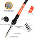 Soldering Iron, 60W 110V Adjustable Temperature Soldering Iron Pen, Soldering Welding Iron Tool for Welding Repair, Electric Repairing, Jewelry, D...