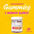 vH essentials Probiotic Gummies with Prebiotics & Cranberry, Concentrated Extract for Urinary Tract Health, Supports Vaginal Microflora Balance fo...