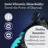 GuruNanda Charcoal Infused Toothbrush – Soft Charcoal Bristles - Helps Clean Plaque, Whitens Teeth, and Aids in Fresh Breath – BPA-Free Brush for ...