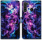 Case for Galaxy A21, Purple Mandala Galaxy Sky Leather Flip Case Wallet Cover with Card Slot Holder Kickstand for Samsung Galaxy A21 2020...