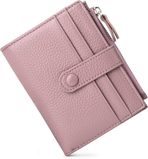 FALAN MULE Small Wallets for Women RFID Blocking Slim Bifold Leather Womens Wallet with Zipper Coin Purse...