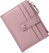 FALAN MULE Small Wallets for Women RFID Blocking Slim Bifold Leather Womens Wallet with Zipper Coin Purse...