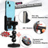 Metal Magnetic Phone Mount with Video Recording Stand, Gym Phone Holder,Attracts to Any Ferrous Metal Surface, Designed for Gym, Motorcycles Tank,...