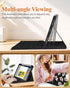 for iPad 10th Generation Case with Keyboard Pencil Holder 10.9 Inch Folio Tablet Cover Women Girls Cute Girly Teens Kawaii Black Flower Unique Des...