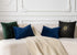 JUSPURBET Navy Blue 16x24 inch Pillow Cover Set of 2 Soft Decorative Lumbar Velvet Throw Pillow Cases for Couch Bed Sofa Zippered Closure Luxuriou...
