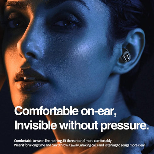 Single Invisible Bluetooth Earbuds Smallest Tiny Hidden Headphones for Work Small Sleep Ear Buds Mini Spy Microphone Wireless Hidden Secret Micro ...
