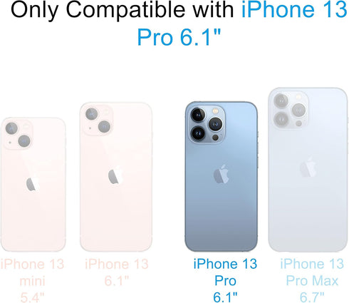for iPhone 13 Pro Clear Card Case, Protective Shockproof TPU Slim Wallet Case with Card Holder Compatible with MagSafe...