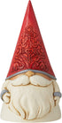 Enesco Jim Shore Heartwood Creek Nordic Noel Floral Hat Gnome Yule Tomte Figurine, 3.86 Inch, Multicolor...