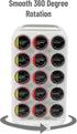 Mind Reader Single Serve Coffee Pod Carousel, 30 Pod Capacity, Countertop Organizer, 6.75"L x 6.25"W x 12.5"H, White...