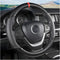 Carbon Fiber Car Steering Wheel Cover, Universal 15 inch Breathable Anti Slip Steering Wheel Covers, Car Interior Accessories for Men and Women, F...