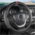 Carbon Fiber Car Steering Wheel Cover, Universal 15 inch Breathable Anti Slip Steering Wheel Covers, Car Interior Accessories for Men and Women, F...