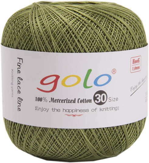 golo Crochet Thread Size 30 Yarn for Hand Kniting...