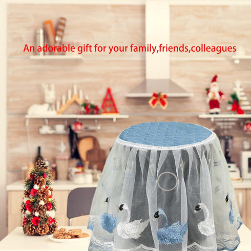 Air Fryer Cover Dust Cover Lace Embroidery Crock Pot Cover Small Appliance Covers Kitchen Decor...