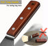 Professional Metal Spatula for Cast Iron Skillets and Flat Top Grills, Full Tang Wooden Handle, Stainless Steel Blade, Smash Burger Spatula Turner...