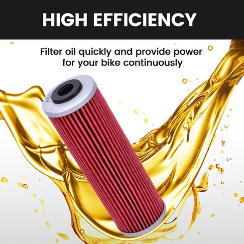 5pcs HF650 Oil Filter Replacement for KTM 1290 Super Adven/ture R/S/T 2015-2022 for Adventure 990 790 890 950 1050 1090 1190...