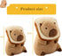 LVQING Cute Capybar Stuffed Animals with wearable toast headsetwear Capybar, Gifts for Kids...