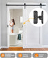 90/180 Degree Barn Door Lock, Small Flip Gate Latches Hardware, Door Security Sliding Door Latch Lock fo Cabinets, Barn Door, Bathroom, Gardenr Do...