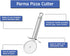 Parma Pizza Cutting Wheel in 18/10 Stainless Steel...