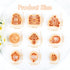 Puocaon Camping Polymer Clay Cutters - 9 Pcs Camping Theme Clay Cutters for Polymer Clay Jewelry, Mushroom Compass Clay Jewelry Cutter, Camping Fi...