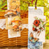 100Pcs Botanical PET Stickers, 2 Styles of Retro Mushrooms and Yard Plant PET Scrapbook Stickers Kit for Art Diary Card Craft Gifts Planner Notebo...