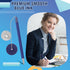 Secure Pen with Adhesive Pen Chain and Security Blue Ink Pen Holder for Home Office Supplies (20 Pieces)...