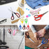 Scissors Set of 5-Pack, 8" Scissors All Purpose Comfort-Grip Handles Sharp Scissors for Office Home School Craft Sewing Fabric Supplies, High/Midd...