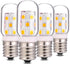 LED Microwave Appliance Light Bulb for Refrigerator Range Hood Over Stove Equivalent 40W Incandescent Bulb E17 Intermediate Screw Base 120V 3W 360...