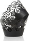 Cupcake Wrappers, KPOSIYA 100 Pack Cupcake Wraps Filigree Artistic Bake Cake Paper Cup Little Vine Laser Cut Liner Baking Cups Muffin Case Trays f...