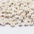 DAHI 1000pcs gold letter beads Acrylic Alphabet Beads A-Z Letter Beads for Jewelry Making Alphabet Beads (round gold white)...