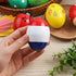 MCPINKY 9PCS Easter Wooden Percussion Musical Eggs,Maracas Egg Shakers Colorful Musical Easter Props Halloween Props for Party Easter Halloween...