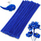 100 Pieces Pipe Cleaners Chenille Stem, Blue Pipe Cleaners Set for DIY Arts Crafts Decorations, Chenille Stems (Blue)...