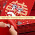 Chinese Red Envelopes for Wedding - 10 Pieces Lucky Money Envelopes with Wishes, Bride and Groom Patterns, Accessories for Chinese Wedding...