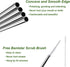 Reusable Straws - Stainless Steel Drinking - Set of 12 + 3 Cleaners - Eco Friendly, SAFE, NON-TOXIC non-plastic CocoStraw Brand...