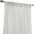 Weathershield Insulated Sheer Rod Pocket Curtain Panel 50 x 84 in White...