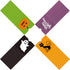 72 Pack Halloween Bags - Goodie, Candy, Treat, Goody, Party Favors & Trick or Treat Bags for Parties...