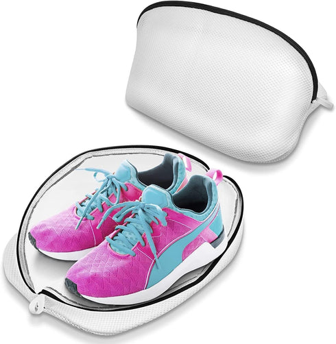 Shoes Wash Bags, 2pcs Mesh Laundry Bags with Durable Zips, Premium Laundry Bag For Shoes/Trainers For Washing Machine, Storage Bag for Travel...