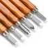 17Pack Small Wood Carving Set, 12pcs Wood Carving Tools SK2 Carbon Steel + 4pcs Whetstone + 1pcs Storage Case for Beginners DIY Woodworking Sculpt...