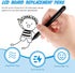 24 Pieces Replacement Stylus Pens LCD Board Pens for LCD Writing Tablet Drawing Pad Memo Message Boards Kids Adults, Black......