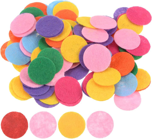 300pcs Round Felt Circles, 20mm 3/4" Pre Cut Felt Craft Pads Non-Woven Mini Felt Fabric Circles for DIY Sewing Handcraft Cut Projects Craft Finish...