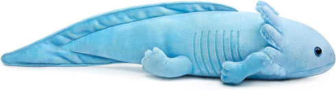 ZHONGXIN MADE Axolotl Plush - Blue Axolotl Stuffed Animal, Realistic 20" Cute Ambystoma Creepy Amphibians Plush Toys, Unique Plush Gift Collection...