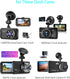 Dash Cam Mount Compatible with CHORTAU/OldShark/NIUTA/Apexcam dashcam, Suction Cup Mount Easy to Install and Use, Strong Suction Power Hight Durab...