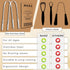NARZ Tongue Scraper Professional Tongue Cleaner for Bad Breath Reusable Stainless Steel Tongue Scrapers for Oral Care with Dual Carved Handle for ...