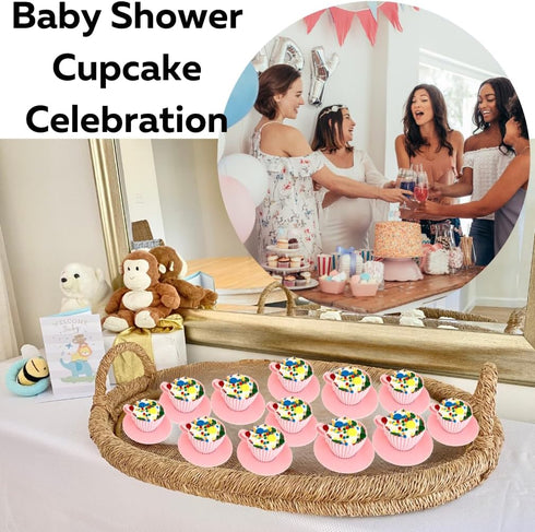 Evelots Baking Cupcake Molds - Silicone Teacup Set - 12 Pc Set - Oven-Safe - Nonstick - Muffin Cups for Bridal/Baby Shower, Birthday/Tea Party - 6...