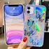 LCHULLE Girly Case for iPhone 11 Case Cute Iridescent Butterfly Design Laser Bling Glitter Stars for Girls Women Soft TPU Bumper Drop Protection C...