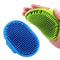 Pet Shampoo Bath Brush Soothing Massage Rubber Comb with Adjustable Ring Handle for Long Short Haired Dogs and Cats Grooming, 2 PCS...