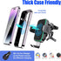 15W Fast Wireless Car Charger Mount Dual Coil - Auto Alignment Clamping Wireless Car Phone Charger, Dashboard Windshield Wireless Charging Car Hol...