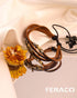 Feraco Religious Cross Wrap Bracelets Women Leather Christian Jewelry For Confirmation Gifts, Adjustable...