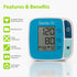 Classic Wrist Blood Pressure Monitor - (1 per Box) Green...