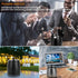 Large Outdoor Cigarette Ashtray with Lid Smokeless Stainless Steel Ash Trays Covered Windproof Smell Proof Ashtrays for Outside Patio Home Odorles...